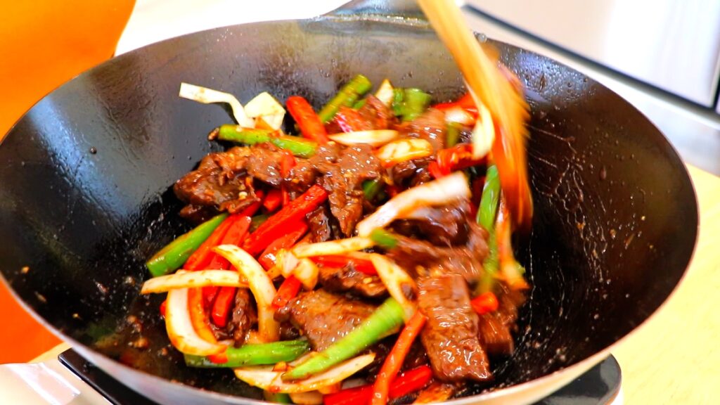 20-Min Black Pepper Beef Stir-Fry 6. Combine