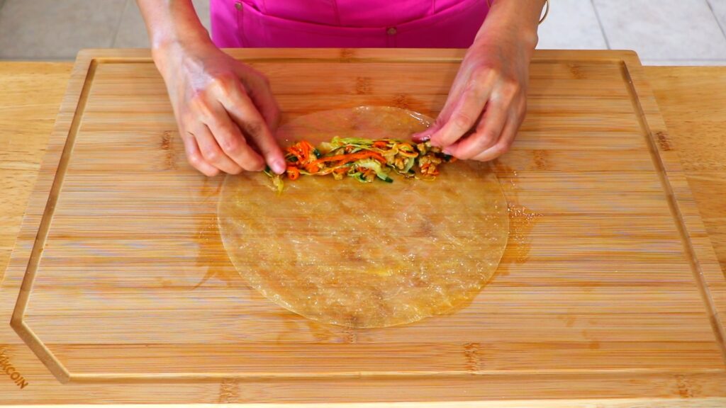 30-Min Chicken Rice Paper Dumplings 8