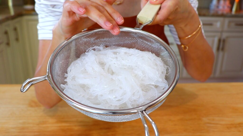 30-Min Vegetable Egg Rolls 1. Glass Noodles