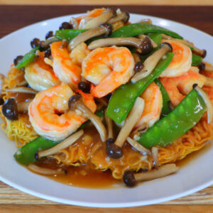 30-Min Crispy Chow Mein with Shrimp Small 1