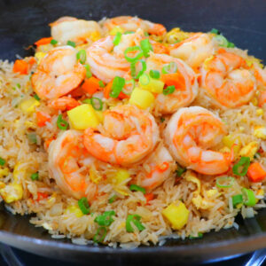 10-Min Pineapple & Shrimp Fried Rice