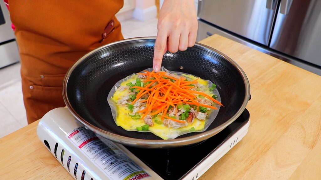 5-Min Rice Paper Crab Omelet 3