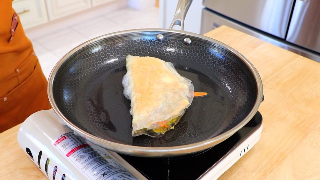 5-Min Rice Paper Crab Omelet 5