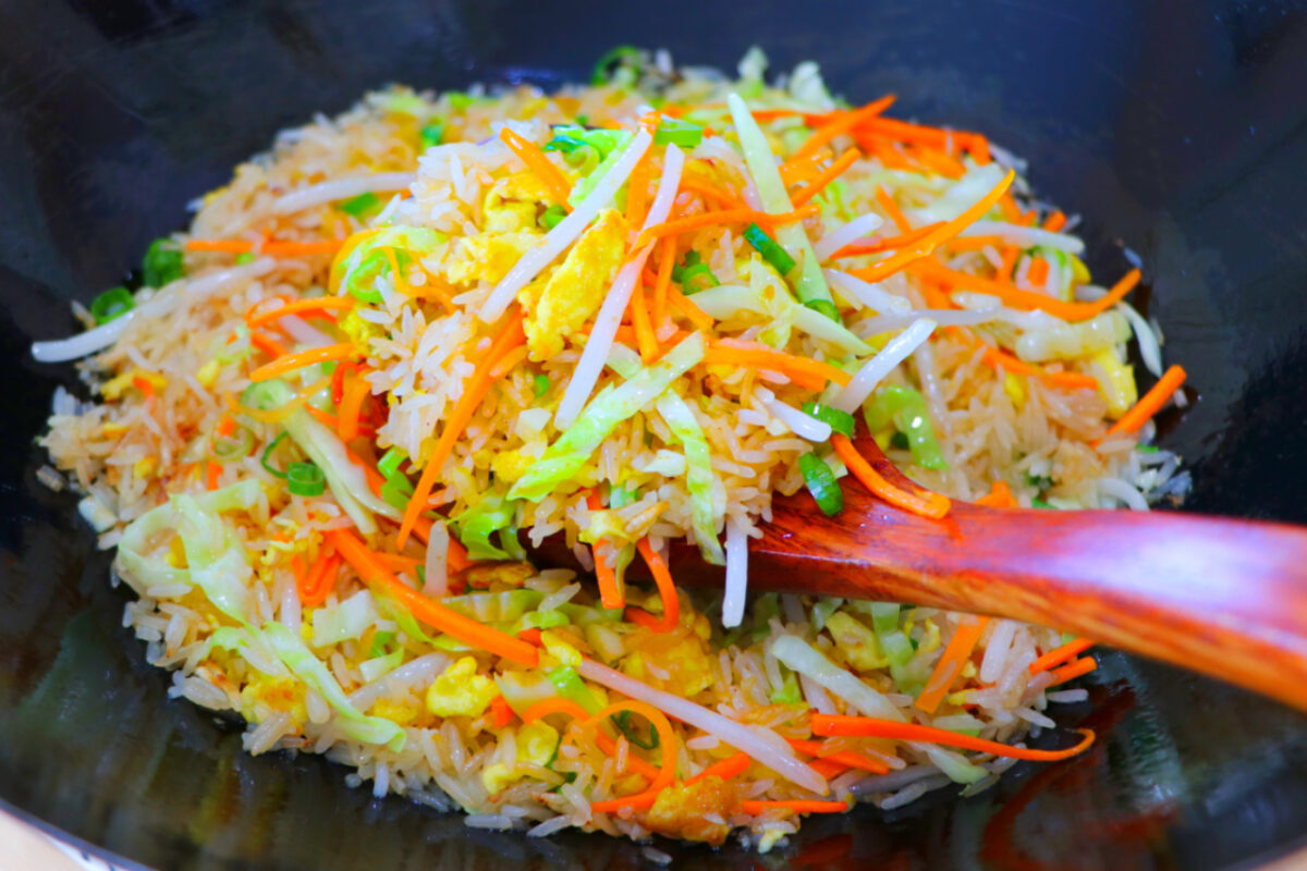 8-Min Vegetable Fried Rice