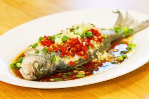 chilies steamed fish